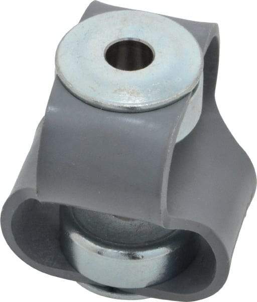 Huco - 5/16" Max Bore Diam, Flexible Flex P Double Loop Coupling - 48mm OD, Polyurethane - Exact Industrial Supply