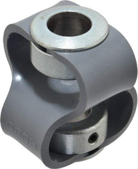 Huco - 5/8" Max Bore Diam, Flexible Flex P Double Loop Coupling - 54mm OD, Polyurethane - Exact Industrial Supply