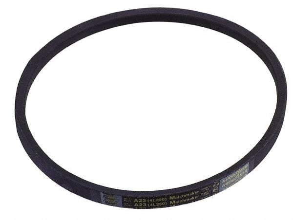 Continental ContiTech - Section A, 47" Outside Length, V-Belt - Wingprene Rubber-Impregnated Fabric, HY-T Matchmaker, No. A45 - Exact Industrial Supply