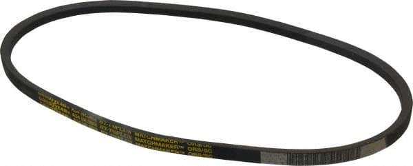 Continental ContiTech - Section A, 36" Outside Length, V-Belt - Wingprene Rubber-Impregnated Fabric, HY-T Matchmaker, No. A34 - Exact Industrial Supply
