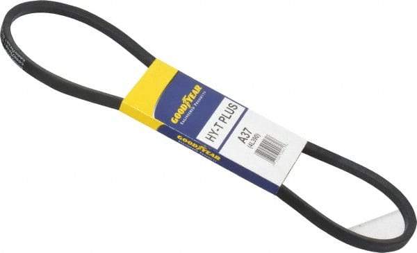 Continental ContiTech - Section A, 39" Outside Length, V-Belt - Wingprene Rubber-Impregnated Fabric, HY-T Matchmaker, No. A37 - Exact Industrial Supply