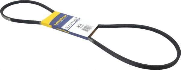 Continental ContiTech - Section A, 56" Outside Length, V-Belt - Wingprene Rubber-Impregnated Fabric, HY-T Matchmaker, No. A54 - Exact Industrial Supply