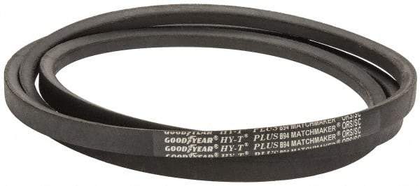 Continental ContiTech - Section B, 0.66" Wide, 30" Outside Length, V-Belt - Wingprene Rubber-Impregnated Fabric, HY-T Matchmaker, No. B27 - Exact Industrial Supply