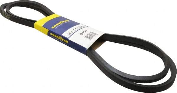 Continental ContiTech - Section B, 103" Outside Length, V-Belt - Wingprene Rubber-Impregnated Fabric, HY-T Matchmaker, No. B100 - Exact Industrial Supply