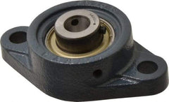 Value Collection - 3-7/8" OALBall Bearing Pillow Block - Cast Iron - Exact Industrial Supply