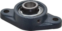 Value Collection - 4-13/32" OALBall Bearing Pillow Block - Cast Iron - Exact Industrial Supply