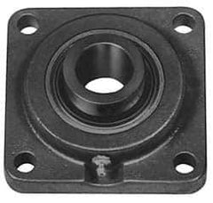 Value Collection - 5-5/8" OALBall Bearing Pillow Block - Cast Iron - Exact Industrial Supply