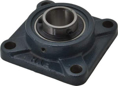 Value Collection - 4-1/4" OALBall Bearing Pillow Block - Cast Iron - Exact Industrial Supply