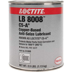 Loctite - 2.5 Lb Can Anti-Seize Lubricant - Copper, 1,800°F - Exact Industrial Supply