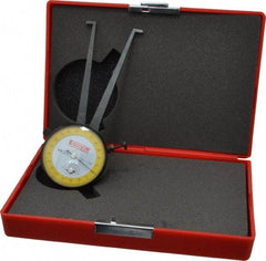 SPI - 3/4 to 1-3/4" Inside Dial Caliper Gage - 0.001" Graduation, 0.038mm Accuracy, 3-1/4" Leg Length, Ball Contact Points - Exact Industrial Supply