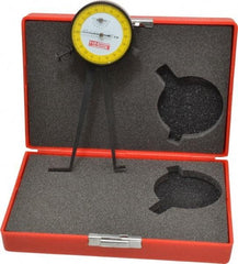 SPI - 1-1/2 to 2-1/2" Inside Dial Caliper Gage - 0.001" Graduation, 0.038mm Accuracy, 3-1/4" Leg Length, Ball Contact Points - Exact Industrial Supply