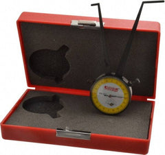 SPI - 2-1/4 to 3-1/4" Inside Dial Caliper Gage - 0.001" Graduation, 0.038mm Accuracy, 3-1/4" Leg Length, Ball Contact Points - Exact Industrial Supply