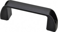 80/20 Inc. - 4.41" Long x 0.83" Wide x 1.42" High, Plastic Door Handle - Plastic, 3.678" Center to Center - Exact Industrial Supply