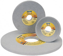 Norton - 20" Diam x 12" Hole x 2" Wide Centerless & Cylindrical Grinding Wheel - 46 Grit, Aluminum Oxide, Type 1, Coarse Grade, Vitrified Bond, No Recess - Exact Industrial Supply