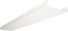 Lithonia Lighting - 8" Wide x 2" High, Clear Lens, Acrylic Fixture Diffuser - Clear (Color) - Exact Industrial Supply