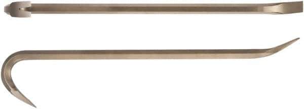 Ampco - 18" OAL Nonsparking Pry Bar - 1-1/8" Wide - Exact Industrial Supply