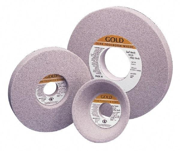 Camel Grinding Wheels - 14" Diam x 5" Hole x 1" Thick, J Hardness, 60 Grit Surface Grinding Wheel - Aluminum Oxide, Type 1, Medium Grade, 1,910 Max RPM, Vitrified Bond, No Recess - Exact Industrial Supply