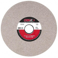 Camel Grinding Wheels - 14" Diam x 5" Hole x 2" Thick, J Hardness, 46 Grit Surface Grinding Wheel - Aluminum Oxide, Type 1, Coarse Grade, 1,910 Max RPM, Vitrified Bond, No Recess - Exact Industrial Supply