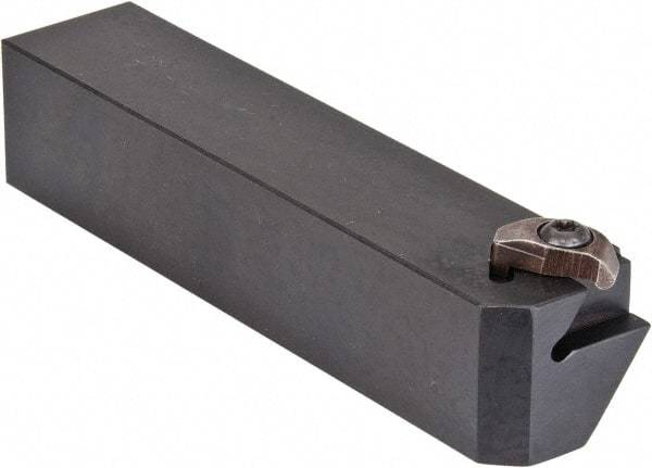 Kennametal - Internal/External Thread, Right Hand Cut, 1-1/4" Shank Width x 1-1/4" Shank Height Indexable Threading Toolholder - 6" OAL, N.4L Insert Compatibility, NE Toolholder, Series Top Notch - Exact Industrial Supply