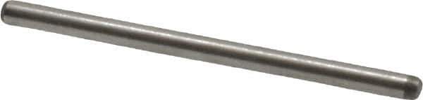 Made in USA - 1/16" Diam x 1" Pin Length 416 Stainless Steel Precision Dowel Pin - Passivated Finish, C 36-42 Hardness, 2 Beveled End - Exact Industrial Supply