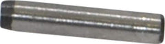 Made in USA - 1/16" Diam x 5/16" Pin Length 416 Stainless Steel Precision Dowel Pin - Passivated Finish, C 36-42 Hardness, 2 Beveled End - Exact Industrial Supply