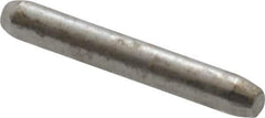 Made in USA - 1/16" Diam x 7/16" Pin Length 416 Stainless Steel Precision Dowel Pin - Passivated Finish, C 36-42 Hardness, 2 Beveled End - Exact Industrial Supply