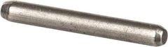 Made in USA - 1/16" Diam x 1/2" Pin Length 416 Stainless Steel Precision Dowel Pin - Passivated Finish, C 36-42 Hardness, 2 Beveled End - Exact Industrial Supply