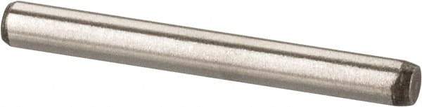 Made in USA - 1/16" Diam x 9/16" Pin Length 416 Stainless Steel Precision Dowel Pin - Passivated Finish, C 36-42 Hardness, 2 Beveled End - Exact Industrial Supply