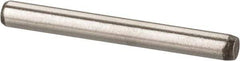 Made in USA - 1/16" Diam x 9/16" Pin Length 416 Stainless Steel Precision Dowel Pin - Passivated Finish, C 36-42 Hardness, 2 Beveled End - Exact Industrial Supply