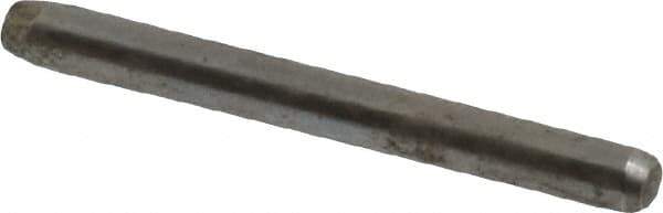Made in USA - 1/16" Diam x 5/8" Pin Length 416 Stainless Steel Precision Dowel Pin - Passivated Finish, C 36-42 Hardness, 2 Beveled End - Exact Industrial Supply