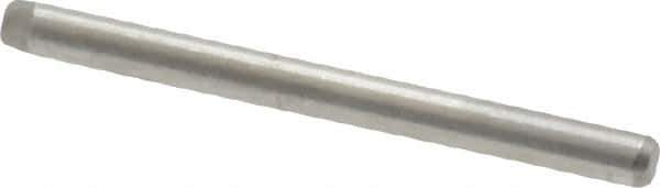 Made in USA - 1/16" Diam x 3/4" Pin Length 416 Stainless Steel Precision Dowel Pin - Passivated Finish, C 36-42 Hardness, 2 Beveled End - Exact Industrial Supply