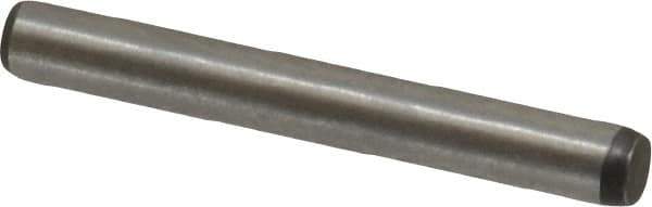 Made in USA - 3/32" Diam x 3/4" Pin Length 416 Stainless Steel Precision Dowel Pin - Passivated Finish, C 36-42 Hardness, 2 Beveled End - Exact Industrial Supply