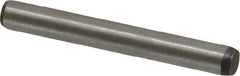 Made in USA - 3/32" Diam x 3/4" Pin Length 416 Stainless Steel Precision Dowel Pin - Passivated Finish, C 36-42 Hardness, 2 Beveled End - Exact Industrial Supply