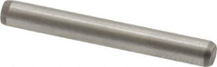 Made in USA - 1/8" Diam x 1" Pin Length 416 Stainless Steel Precision Dowel Pin - Passivated Finish, C 36-42 Hardness, 2 Beveled End - Exact Industrial Supply