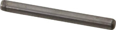 Made in USA - 1/8" Diam x 1-1/4" Pin Length 416 Stainless Steel Precision Dowel Pin - Passivated Finish, C 36-42 Hardness, 2 Beveled End - Exact Industrial Supply