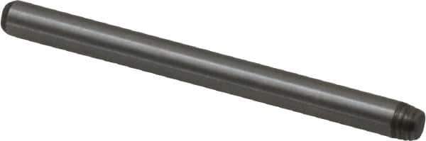 Made in USA - 1/8" Diam x 1-1/2" Pin Length 416 Stainless Steel Precision Dowel Pin - Passivated Finish, C 36-42 Hardness, 2 Beveled End - Exact Industrial Supply