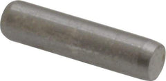 Made in USA - 1/8" Diam x 1/2" Pin Length 416 Stainless Steel Precision Dowel Pin - Passivated Finish, C 36-42 Hardness, 2 Beveled End - Exact Industrial Supply