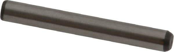 Made in USA - 5/32" Diam x 1-1/4" Pin Length 416 Stainless Steel Precision Dowel Pin - Passivated Finish, C 36-42 Hardness, 2 Beveled End - Exact Industrial Supply