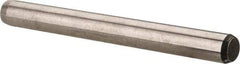 Made in USA - 5/32" Diam x 1-1/2" Pin Length 416 Stainless Steel Precision Dowel Pin - Passivated Finish, C 36-42 Hardness, 2 Beveled End - Exact Industrial Supply