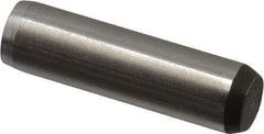 Made in USA - 5/32" Diam x 9/16" Pin Length 416 Stainless Steel Precision Dowel Pin - Passivated Finish, C 36-42 Hardness, 2 Beveled End - Exact Industrial Supply