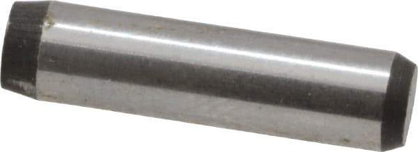 Made in USA - 5/32" Diam x 5/8" Pin Length 416 Stainless Steel Precision Dowel Pin - Passivated Finish, C 36-42 Hardness, 2 Beveled End - Exact Industrial Supply