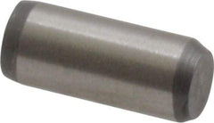 Made in USA - 3/16" Diam x 7/16" Pin Length 416 Stainless Steel Precision Dowel Pin - Passivated Finish, C 36-42 Hardness, 2 Beveled End - Exact Industrial Supply