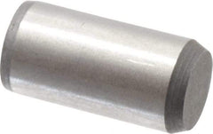 Made in USA - 5/16" Diam x 5/8" Pin Length 416 Stainless Steel Precision Dowel Pin - Passivated Finish, C 36-42 Hardness, 2 Beveled End - Exact Industrial Supply