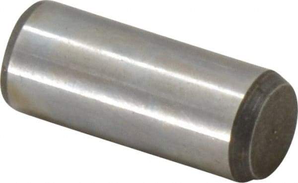 Made in USA - 5/16" Diam x 3/4" Pin Length 416 Stainless Steel Precision Dowel Pin - Passivated Finish, C 36-42 Hardness, 2 Beveled End - Exact Industrial Supply
