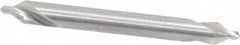 Combo Drill & Countersink: #1, 1/8″ Body Dia, 118 ™, Cobalt Bright (Polished) Finish, 3/64″ Point Dia, 3/64″ Point Length, 1-1/4″ OAL, Right Hand Cut