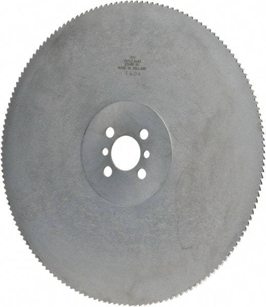 Kinkelder Saw - 315mm Blade Diam, 200 Teeth, High Speed Steel Cold Saw Blade - 40mm Arbor Hole Diam, 2.5mm Blade Thickness - Exact Industrial Supply