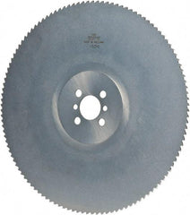 Kinkelder Saw - 350mm Blade Diam, 120 Teeth, High Speed Steel Cold Saw Blade - 40mm Arbor Hole Diam, 2.5mm Blade Thickness - Exact Industrial Supply