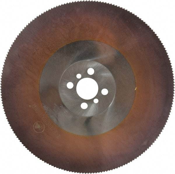 Kinkelder Saw - 315mm Blade Diam, 200 Teeth, High Speed Steel Cold Saw Blade - 40mm Arbor Hole Diam, 2.5mm Blade Thickness - Exact Industrial Supply