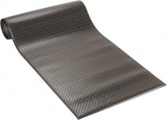 PRO-SAFE - 12' Long x 3' Wide, Dry Environment, Anti-Fatigue Matting - Black, Vinyl with Vinyl Sponge Base, Beveled on 4 Sides - Exact Industrial Supply