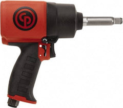 Chicago Pneumatic - 1/2" Drive, 9,000 RPM, 750 Ft/Lb Torque Impact Wrench - Pistol Grip Handle, 1,260 IPM, 19 CFM, 90 psi, 1/4" NPT Inlet - Exact Industrial Supply